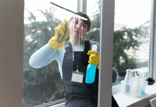 Nettoyage de vitres intérieures et extérieures à Collemiers